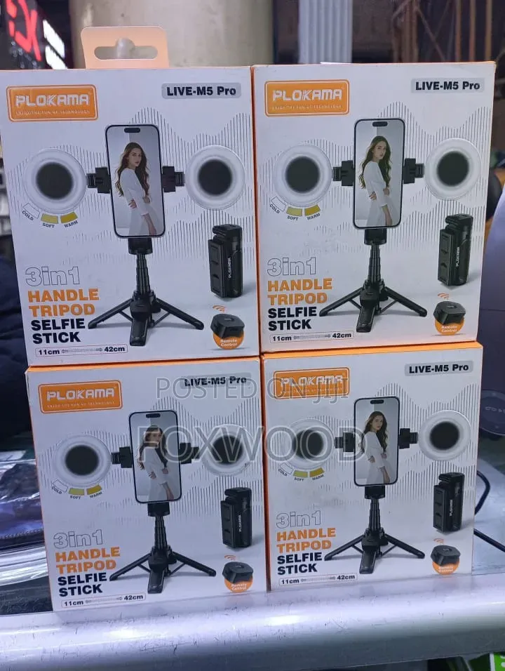 Pro 3-in-1 Handle Tripod Selfie Stick.