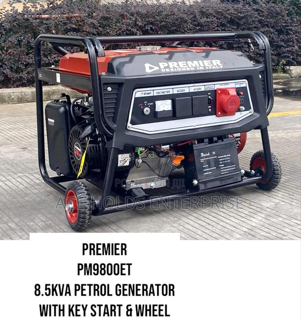 8.5KVA Premier Key Start Generator - Home, Site Outdoor Use