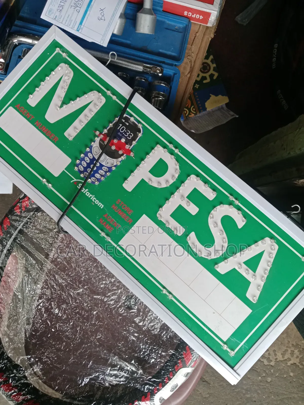 One Sided Sign Fabrication Business Mpesa Led Board