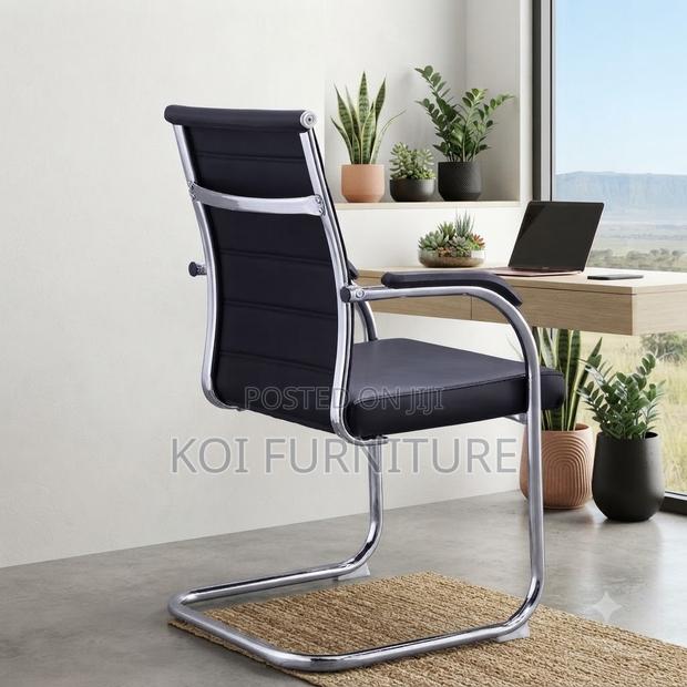 Office Chairs; High Back Executive Office Chair With Leather - thumbnail 5