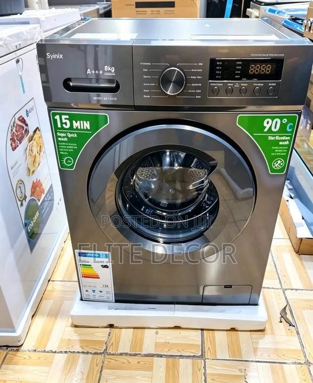 Syinix 8KG Fully Automatic Wash Spin Washing Machine