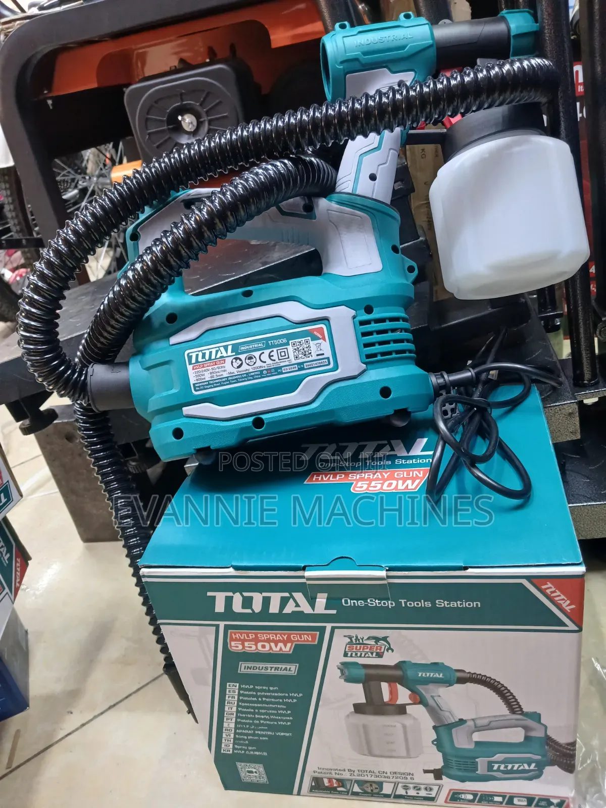 Spray Gun 550w/Total Spray Gun