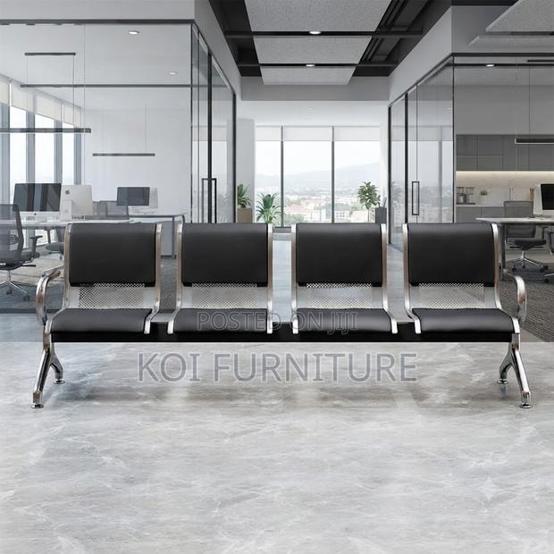 Office Benche; Four Seaters Leather Bench for Instution Area Reception - thumbnail 4