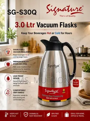 3000 Ml Signature Steel Vacuum Flask –
