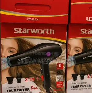 Starworth Hair Dryer – Fast Blow Dry Styling