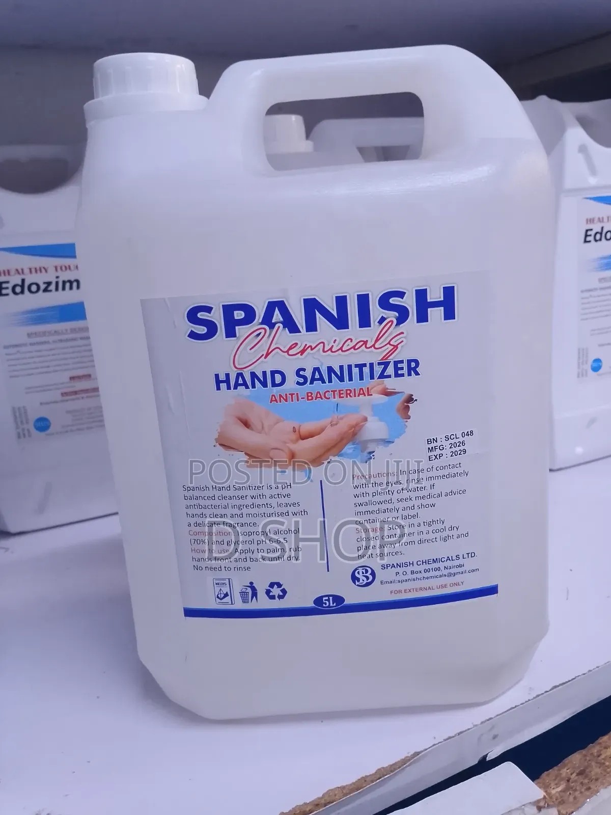 Spanish Hand Sanitizer