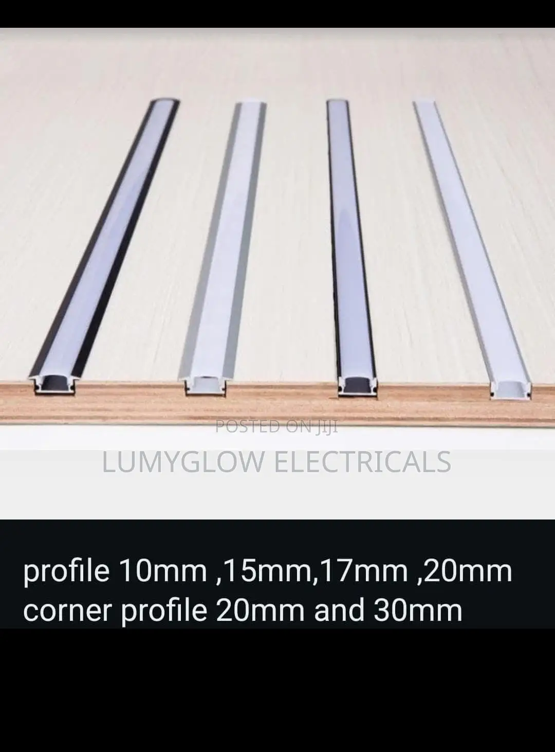 Aluminum Profile Reccessed and Surface 3mtrs