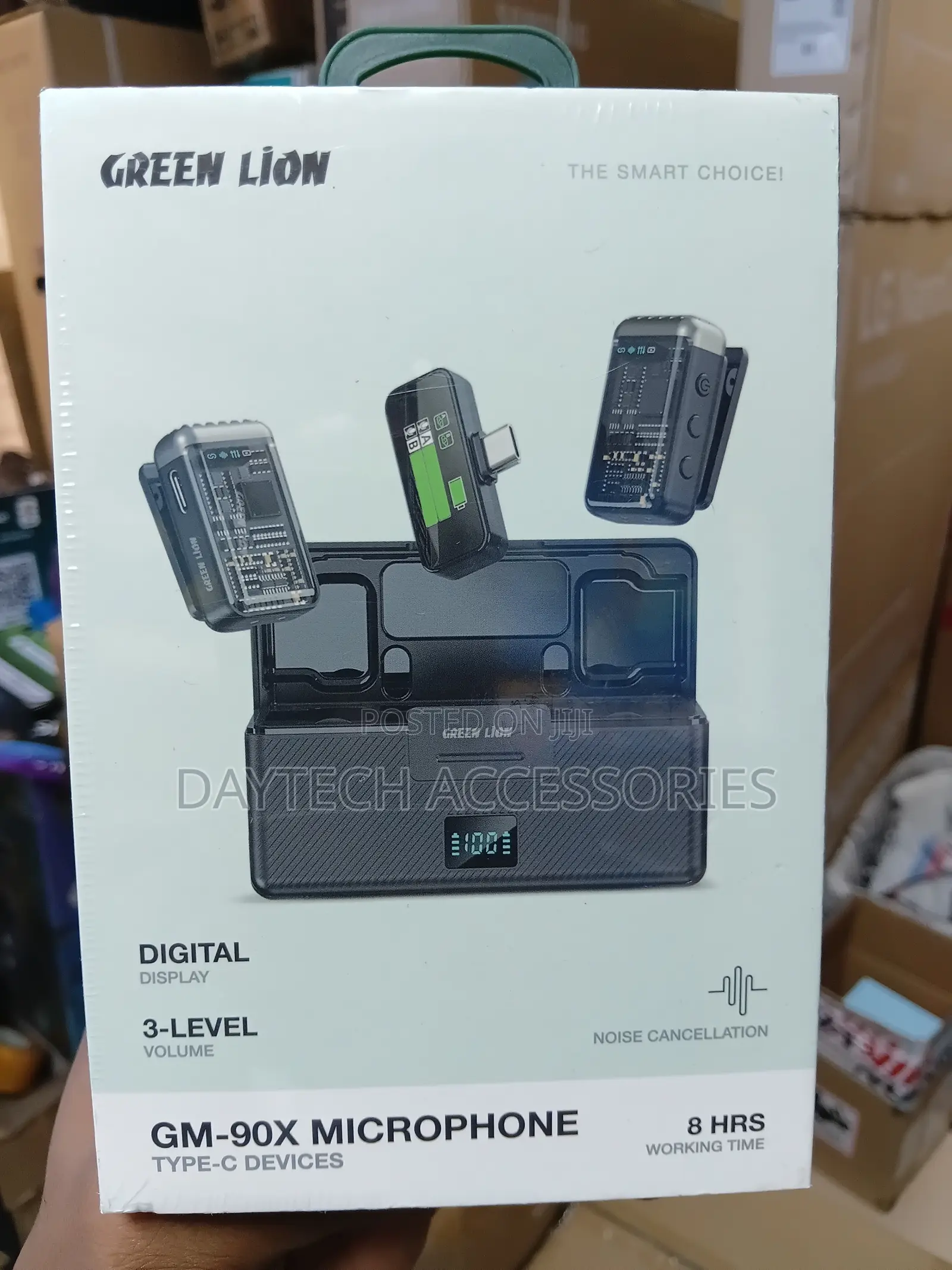 Green Lion (GNGM90XMICBK) GM-90X Wireless Microphone USB-C - Black