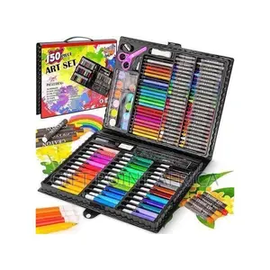 150-Piece Multicolor Kids Art Set Drawing, Painting Coloring Kit