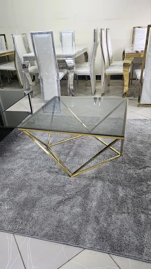 Glass Diamond Coffee Table