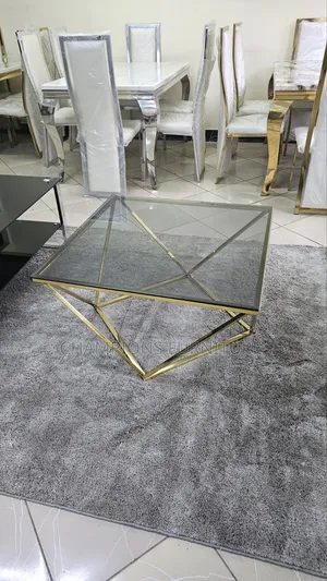 Glass Diamond Coffee Table
