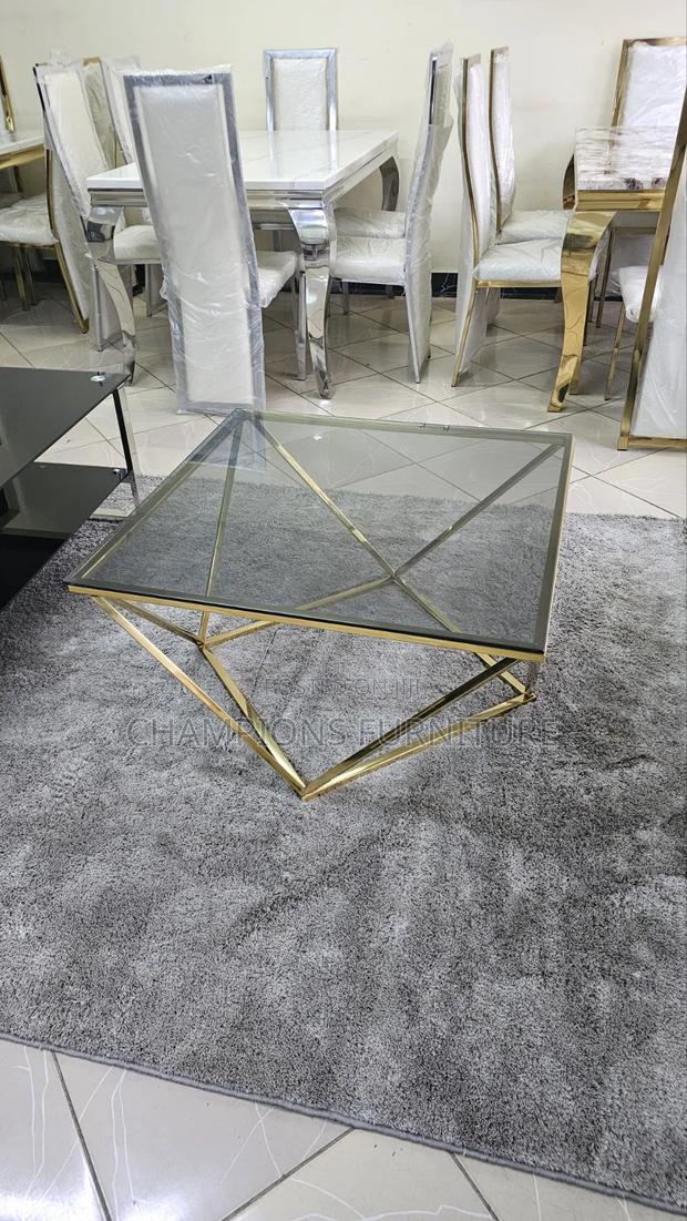 Glass Diamond Coffee Table - thumbnail 3
