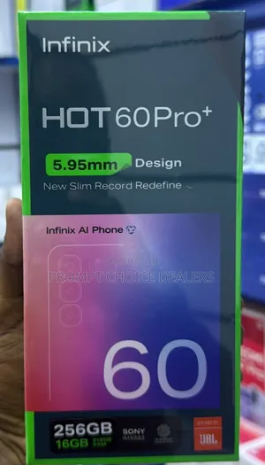New Infinix Hot 60 Pro+ 128 GB Black