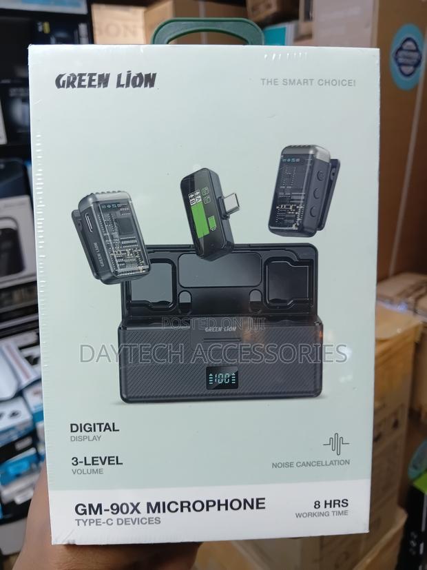 Green Lion GM-90X Portable Wireless Type-C Condenser Microphone - thumbnail 2