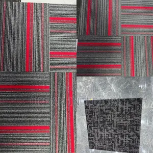 Carpet Tiles Carpet Tiles Red Pattern 50cm by 50cm