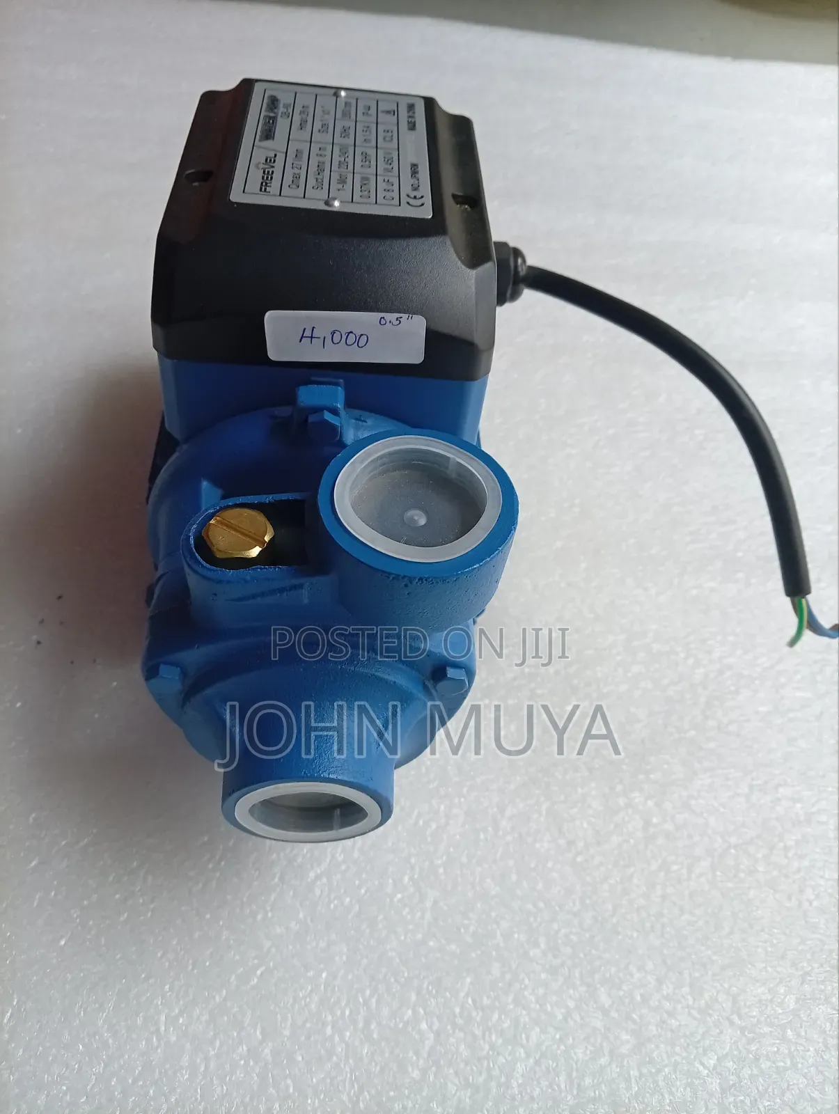 Single Phase 0.5Hp Water Pump Freevel