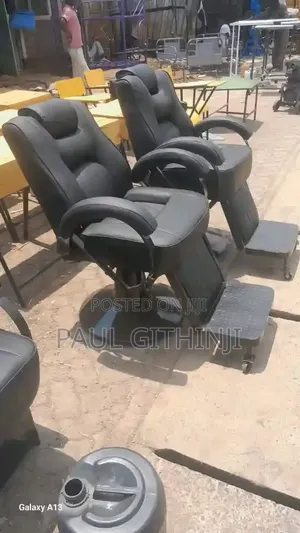 Barber Black Chair