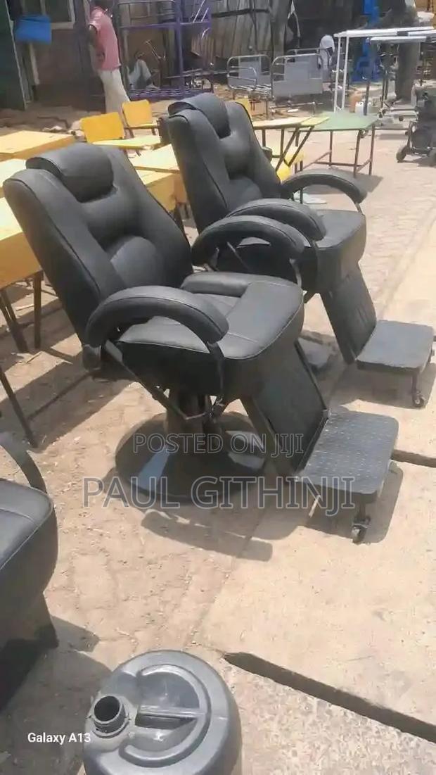 Barber Black Chair