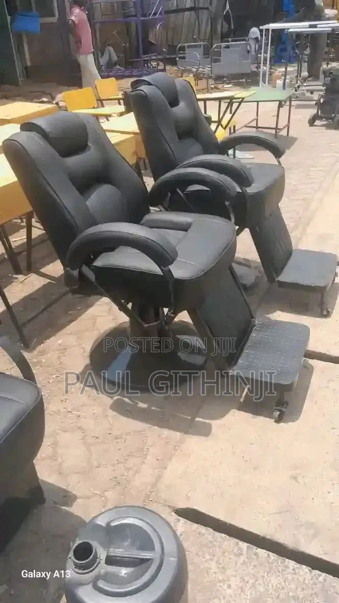 Barber Black Chair