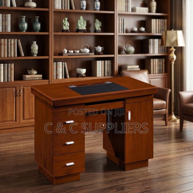 Executive Mahogany Study Table-1200mm - thumbnail 3