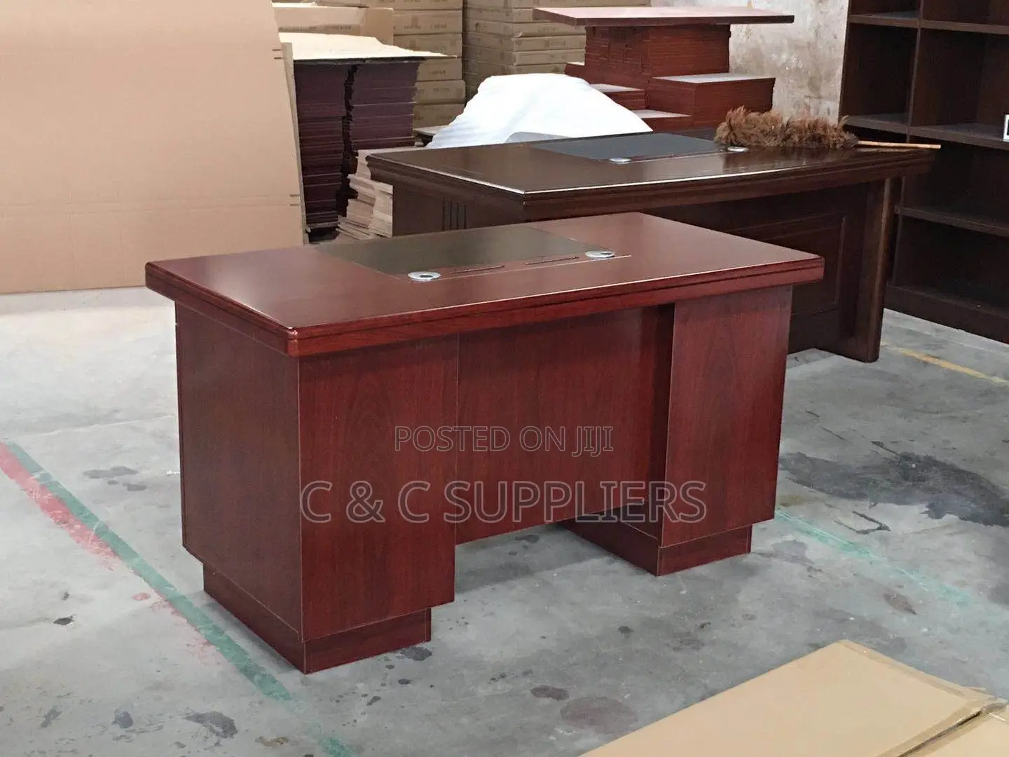 Executive Mahogany Study Table-1200mm