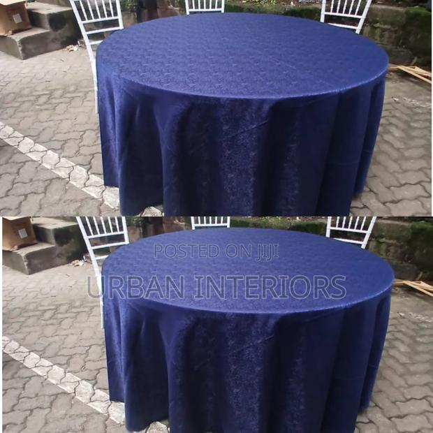 Navy Blue Circular Table Cloth Navy Blue Circular Table Cloth