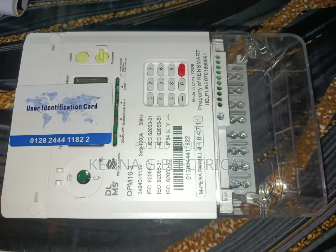 3 Phase Integrated Token Meter
