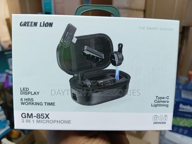 Green Lion GM-85X 3 in 1 Wireless Microphone With LED Display.
