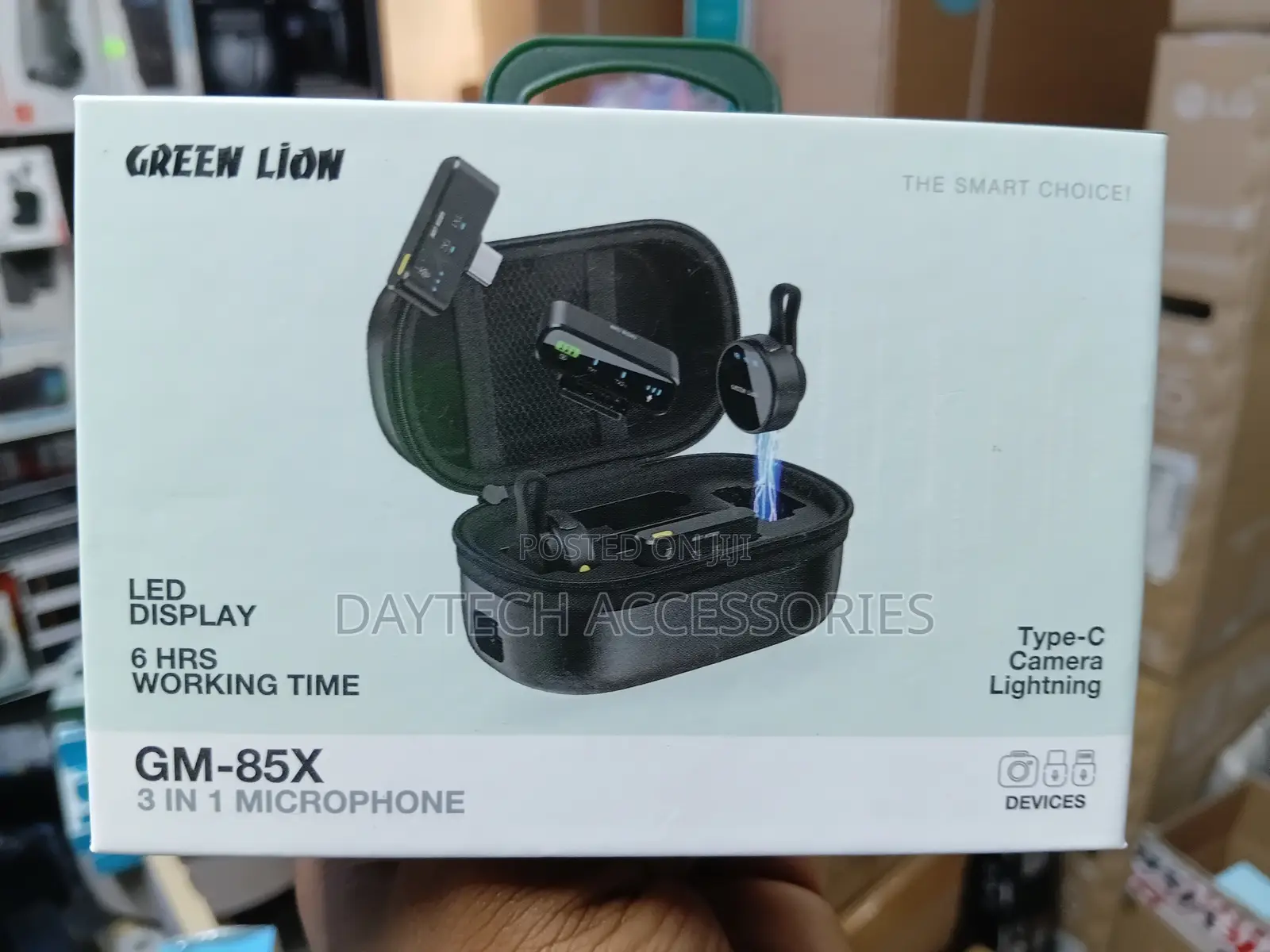 Green Lion GM-85X 3 in 1 Wireless Microphone With LED Display.