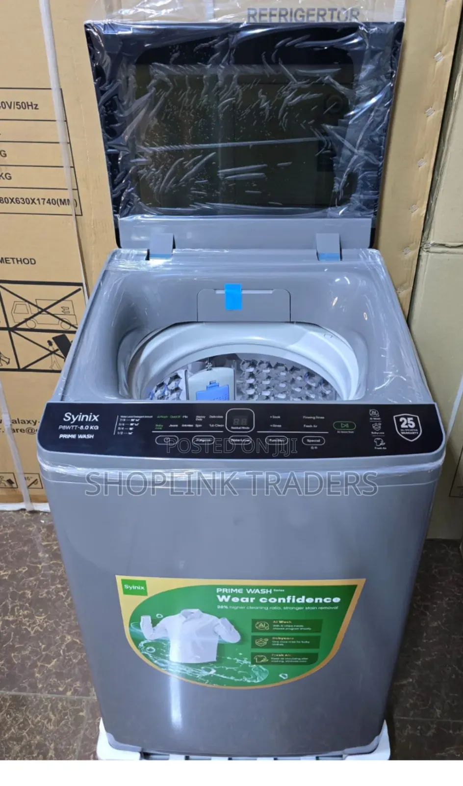 Washing Machine Syinix 8kg Top Load Full Automatic