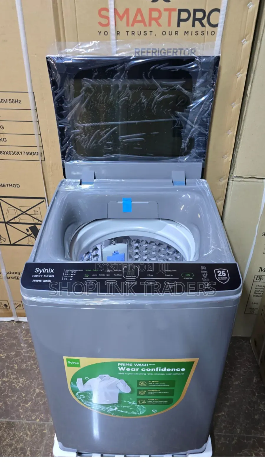Washing Machine Syinix 8kg Top Load Full Automatic