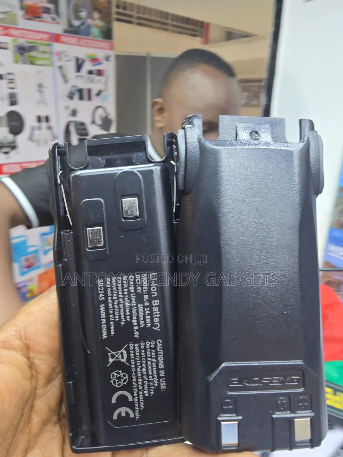 Baofeng BL-8 Rechargeable 7.4V 2000mAh UV-82 Battery