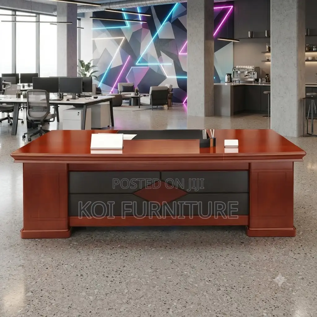 Office Desk; 1.8 Meter Executive Office Supremacy Boss Mahogany Desk