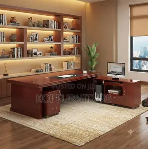 Office Desk; 1.8 Meter Executive Office Supremacy Boss Mahogany Desk