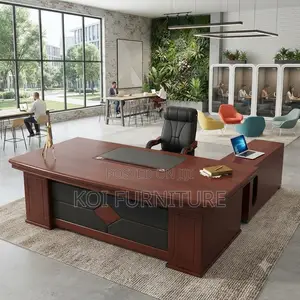 Office Desk; 1.8 Meter Executive Office Supremacy Boss Mahogany Desk