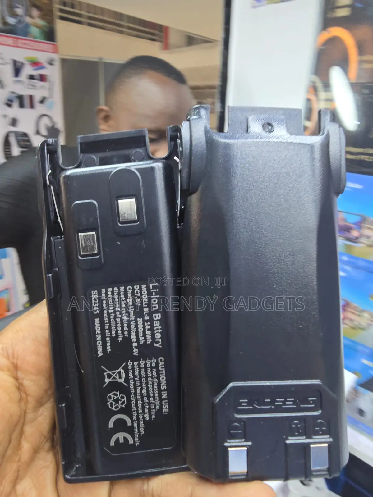 High Capacity BL-8 Battery for Baofeng Walkie Talkies