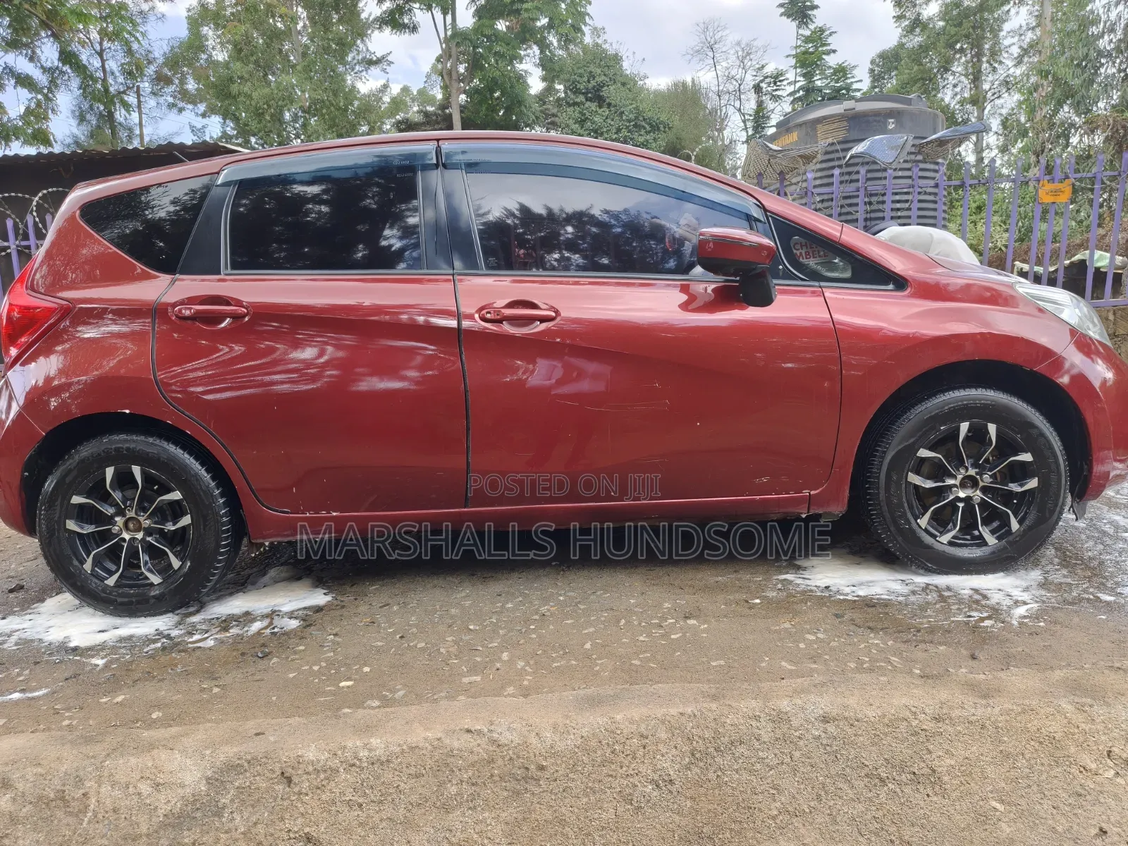 Nissan Note 2015 Maroon