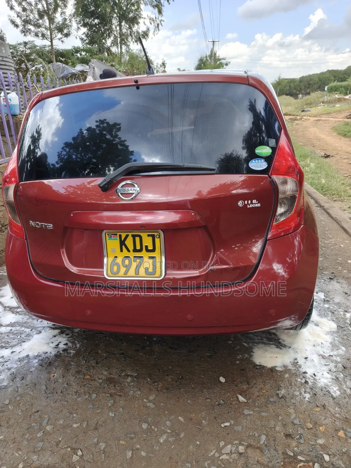 Nissan Note 2015 Maroon