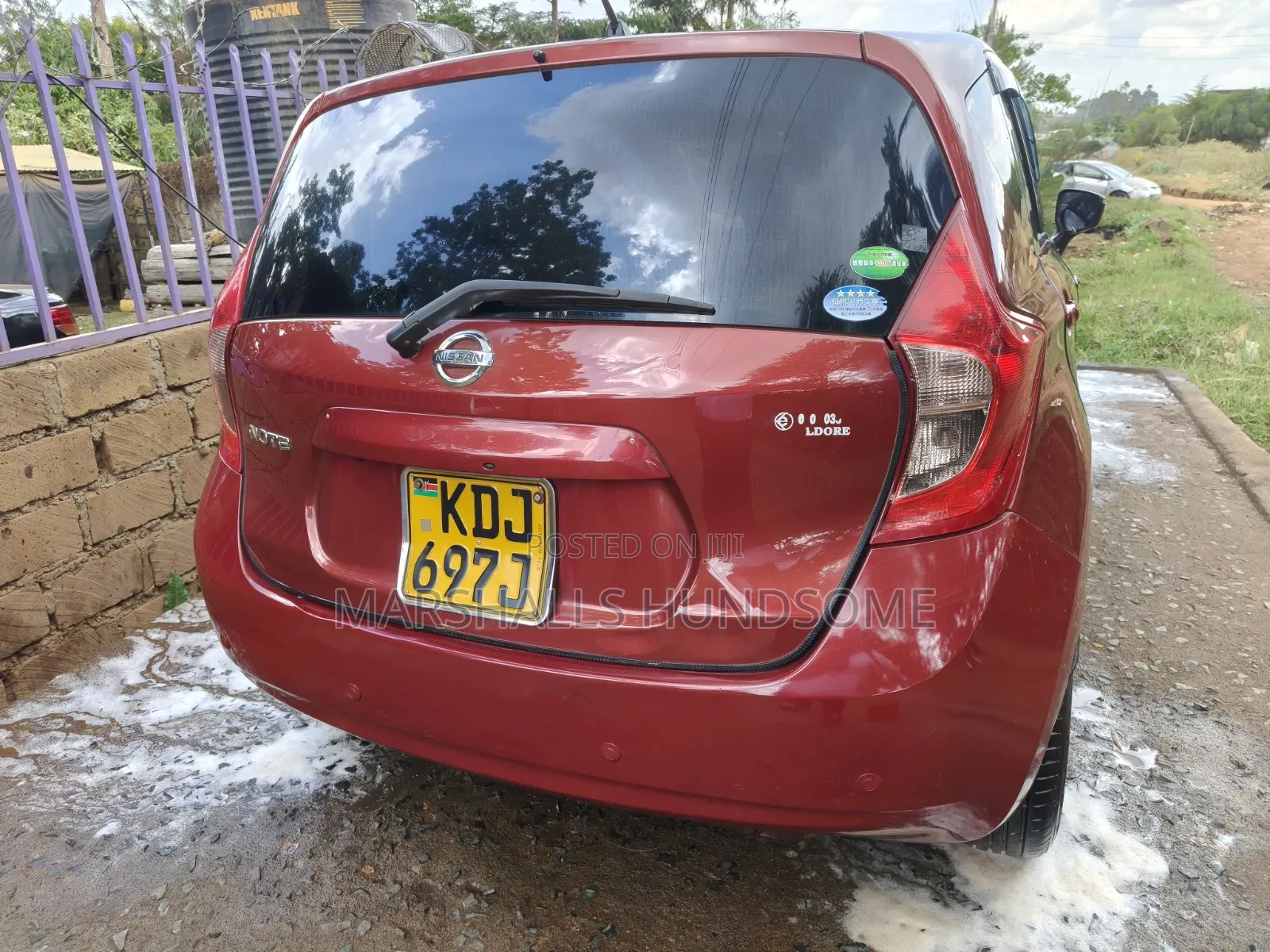Nissan Note 2015 Maroon