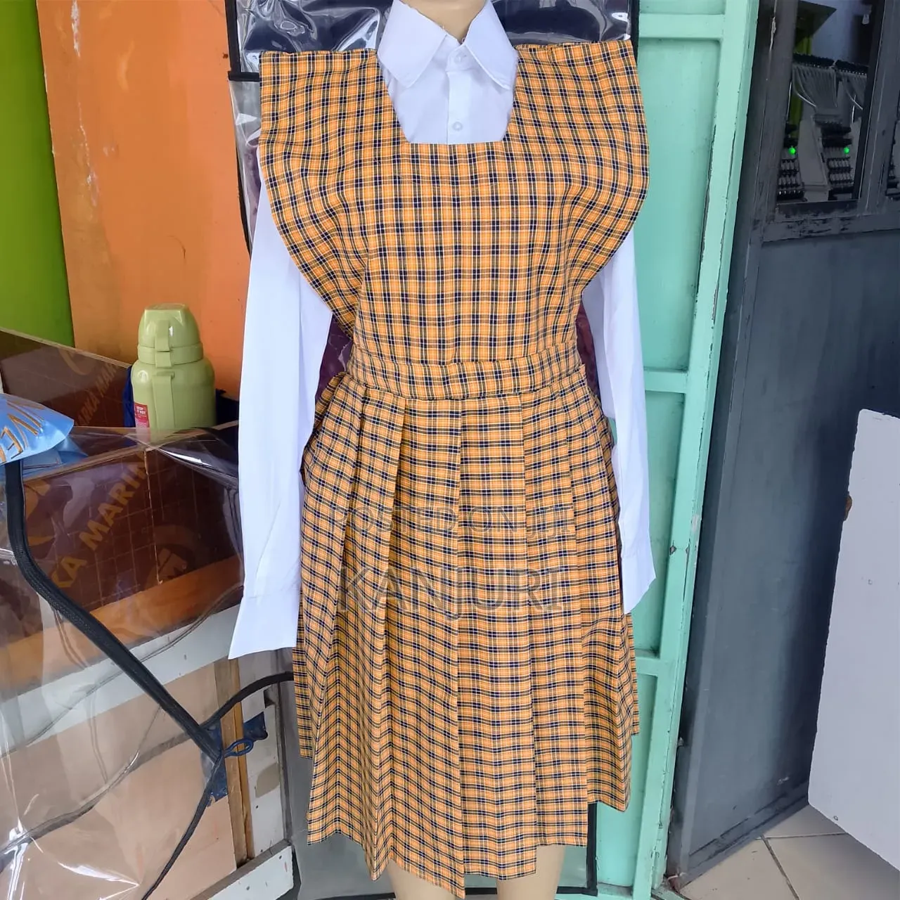 Checked Lady Tunic Dresses