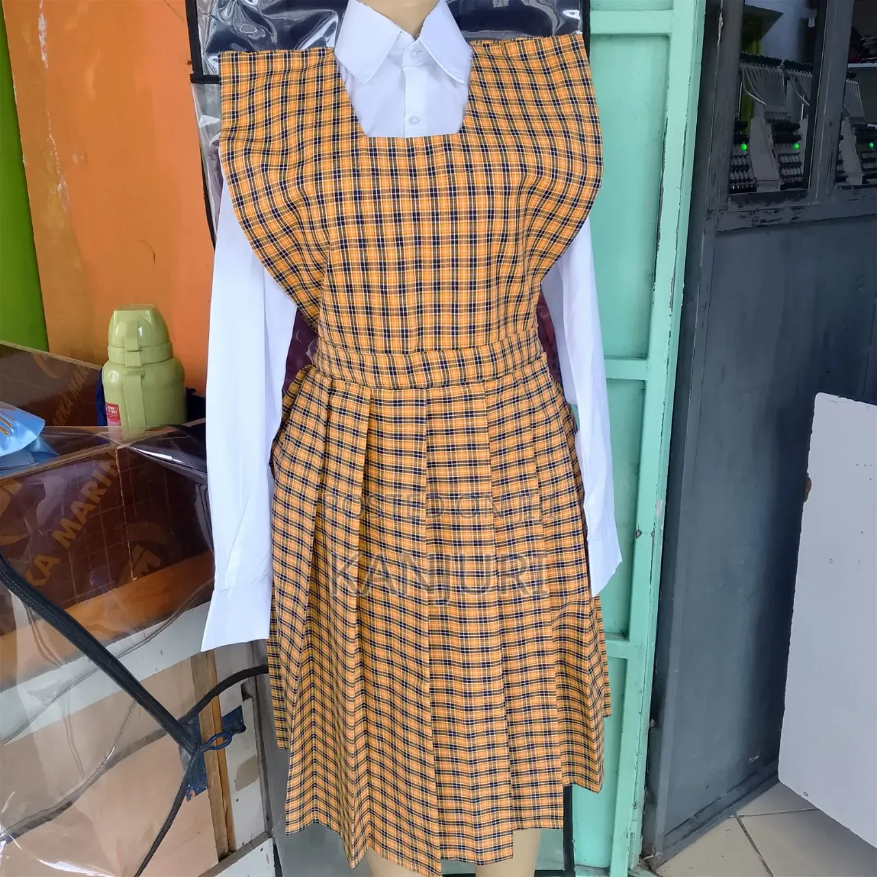 Checked Lady Tunic Dresses