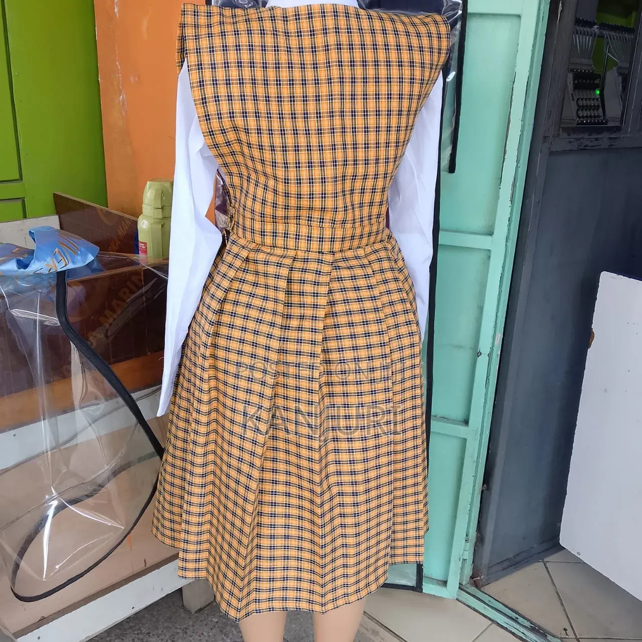 Checked Lady Tunic Dresses