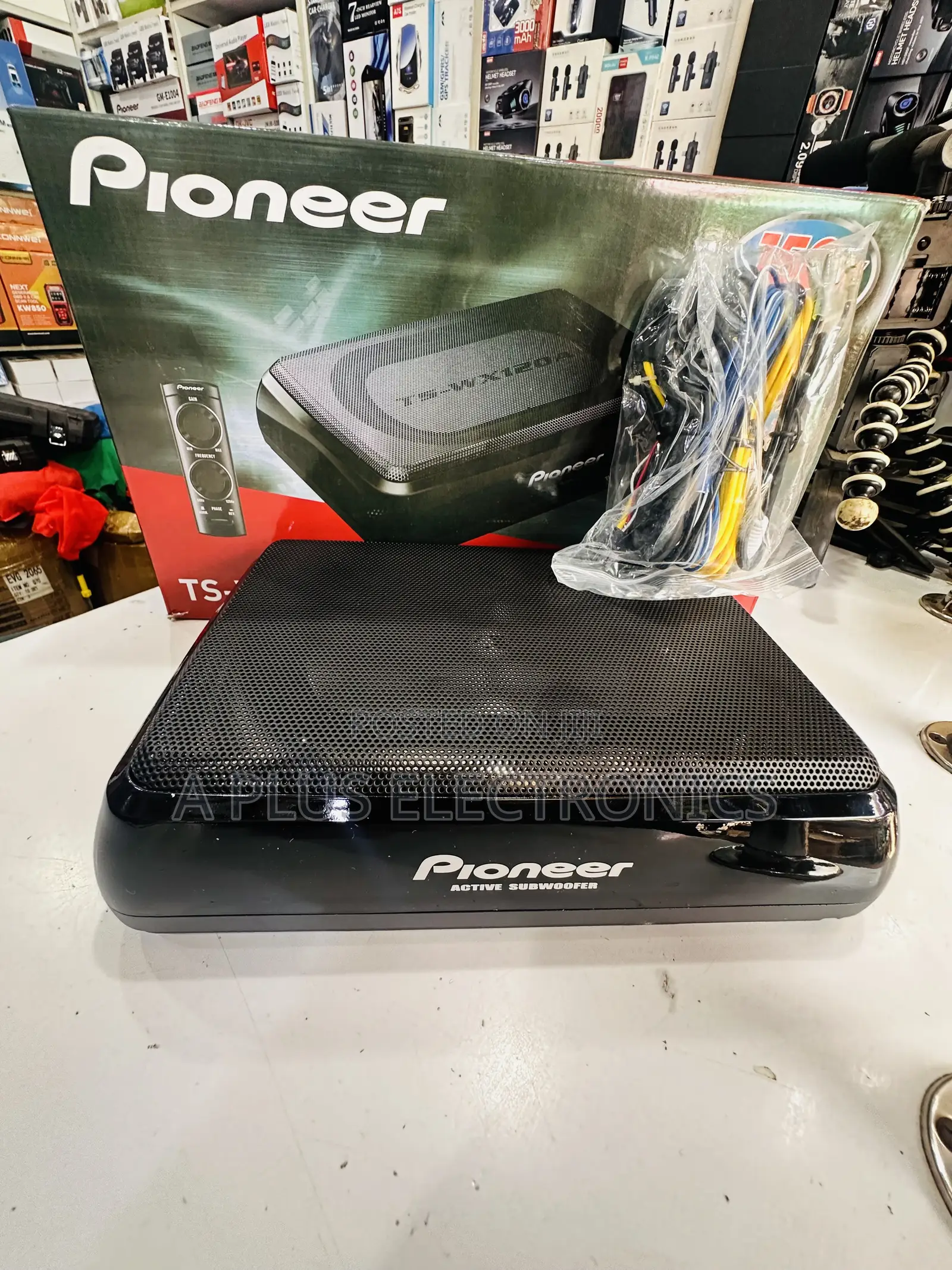 Pioneer Underseat Subwoofer 150W Compact Active Car Subwoofer