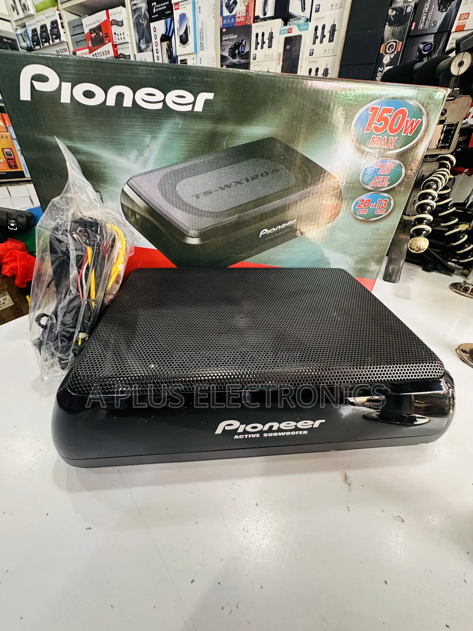 Pioneer Underseat Subwoofer 150W Deep Bass Audio Upgrade
