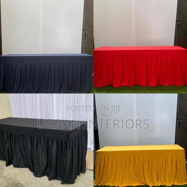 Spandex Table Covers Spandex Table Covers With Skirtings - main view
