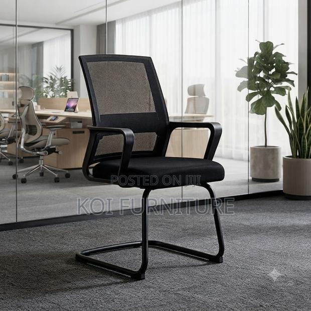 Office Chairs; Visitors Mesh Office Chairs With Sled Base