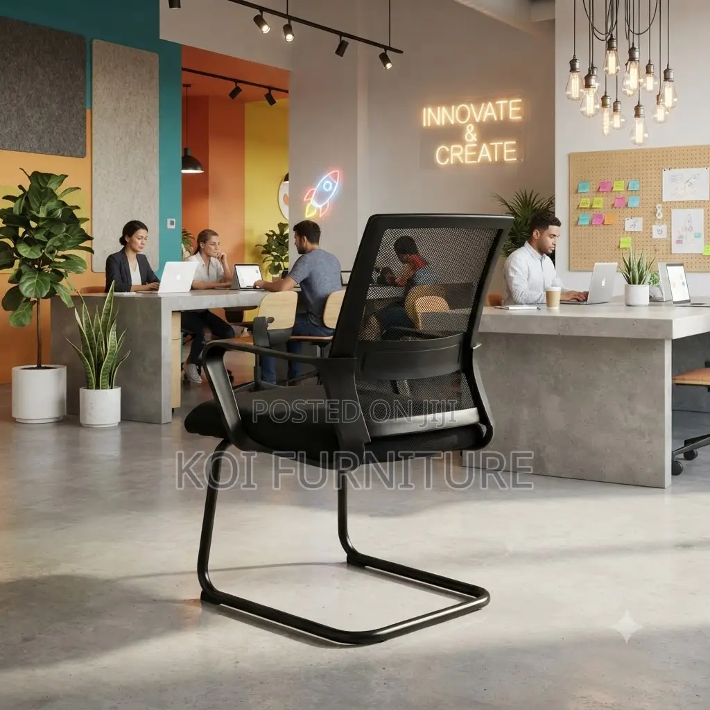 Office Chairs; Visitors Mesh Office Chairs With Sled Base