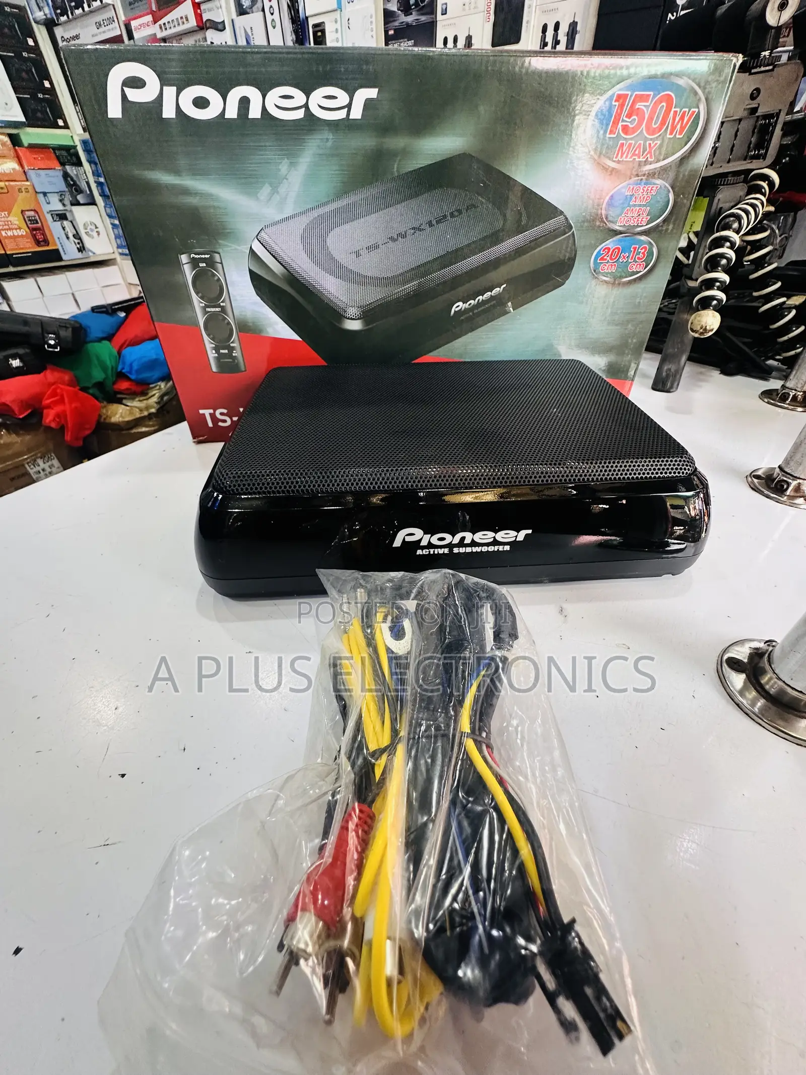 Pioneer Underseat Subwoofer 150W High Performance Car Subwoofer