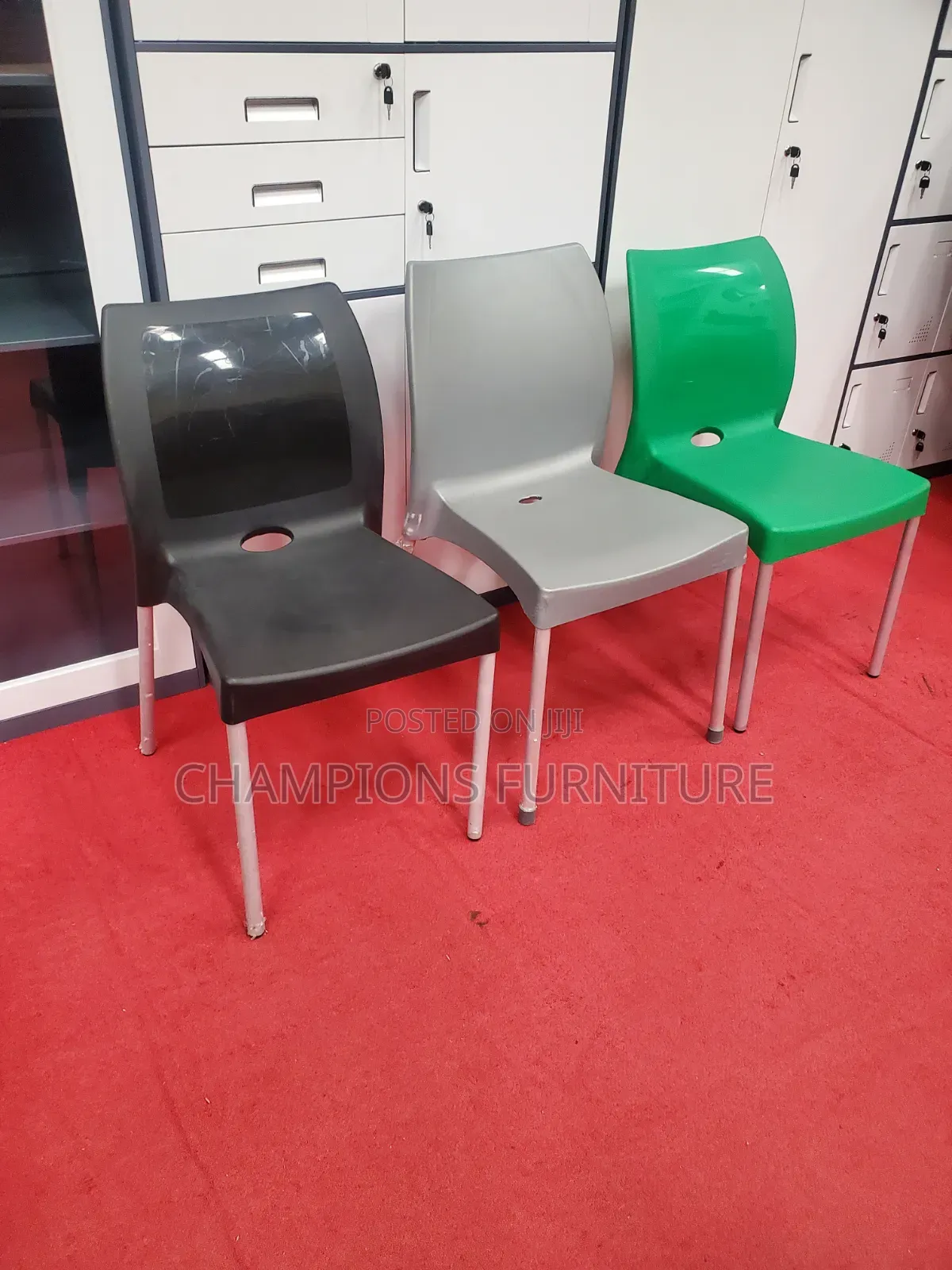 Stackable Heavy Duty Armless Chairs