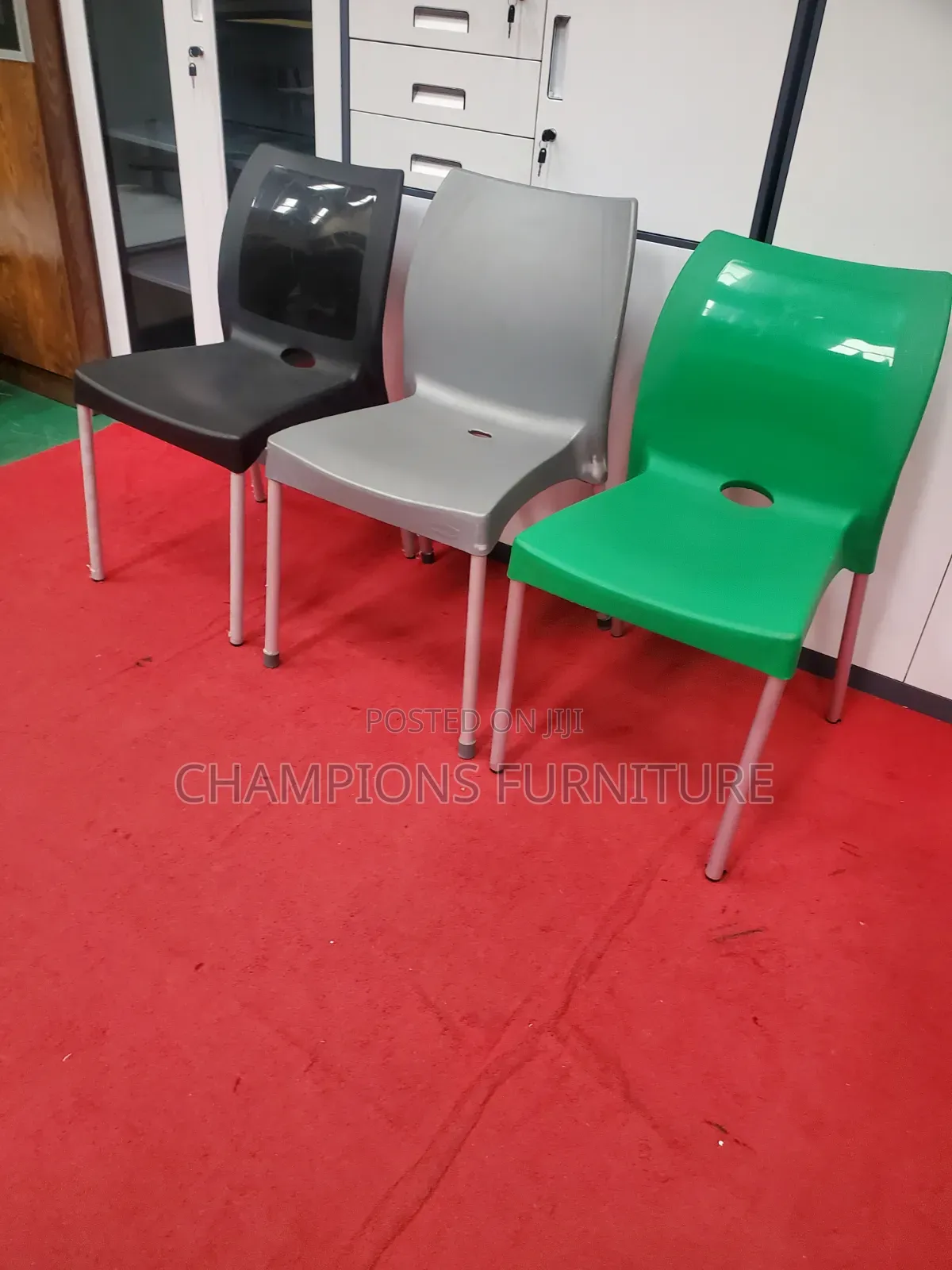 Stackable Heavy Duty Armless Chairs